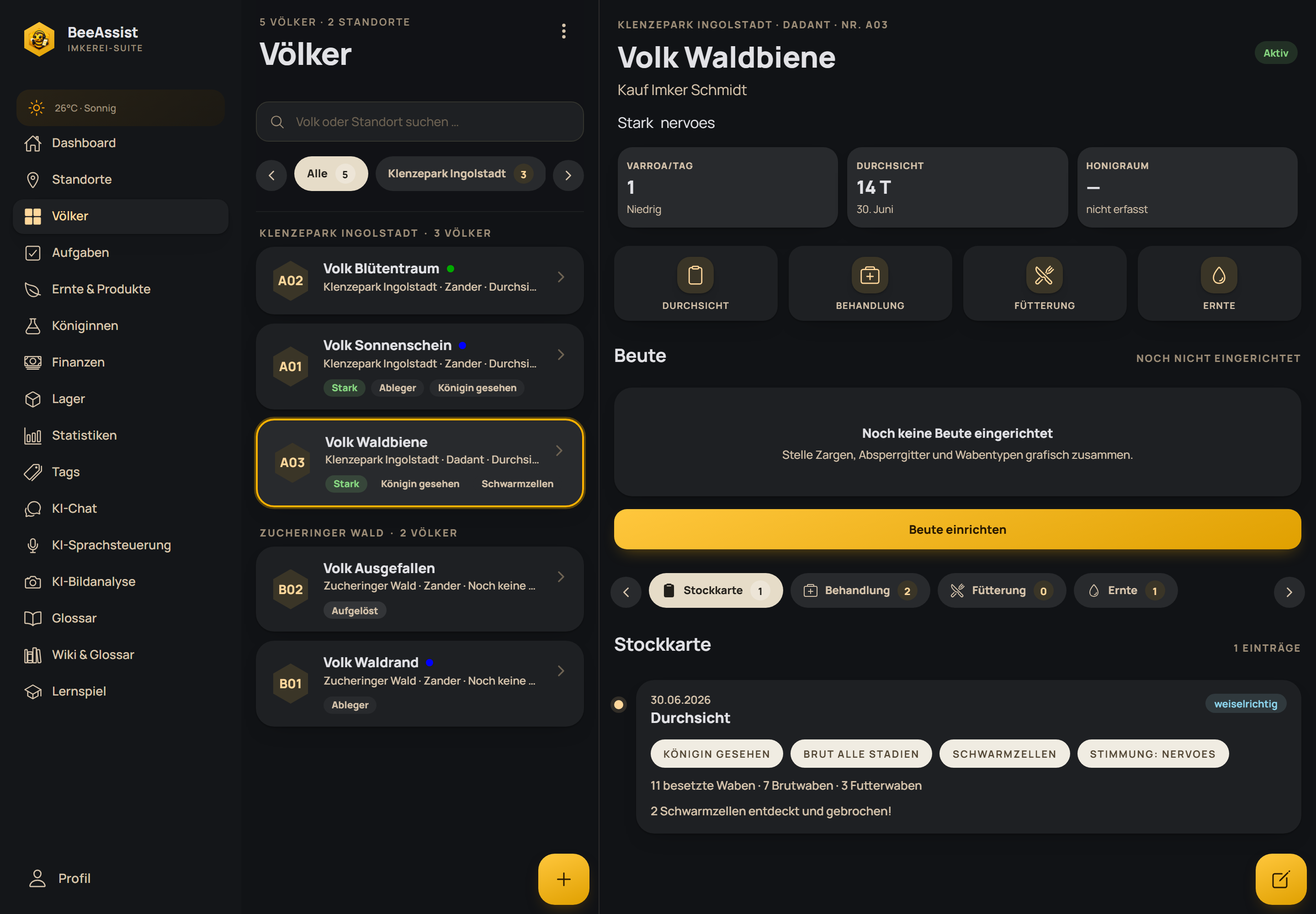 Völker & Stockkarte